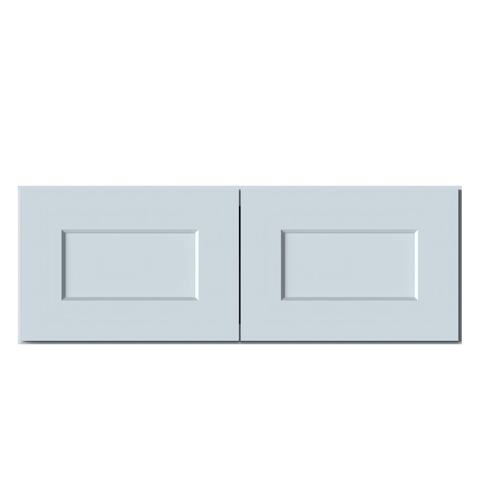 Dove Grey RTA 33"W x 12"D x 12"H Short Wall Cabinet with 2 Doors