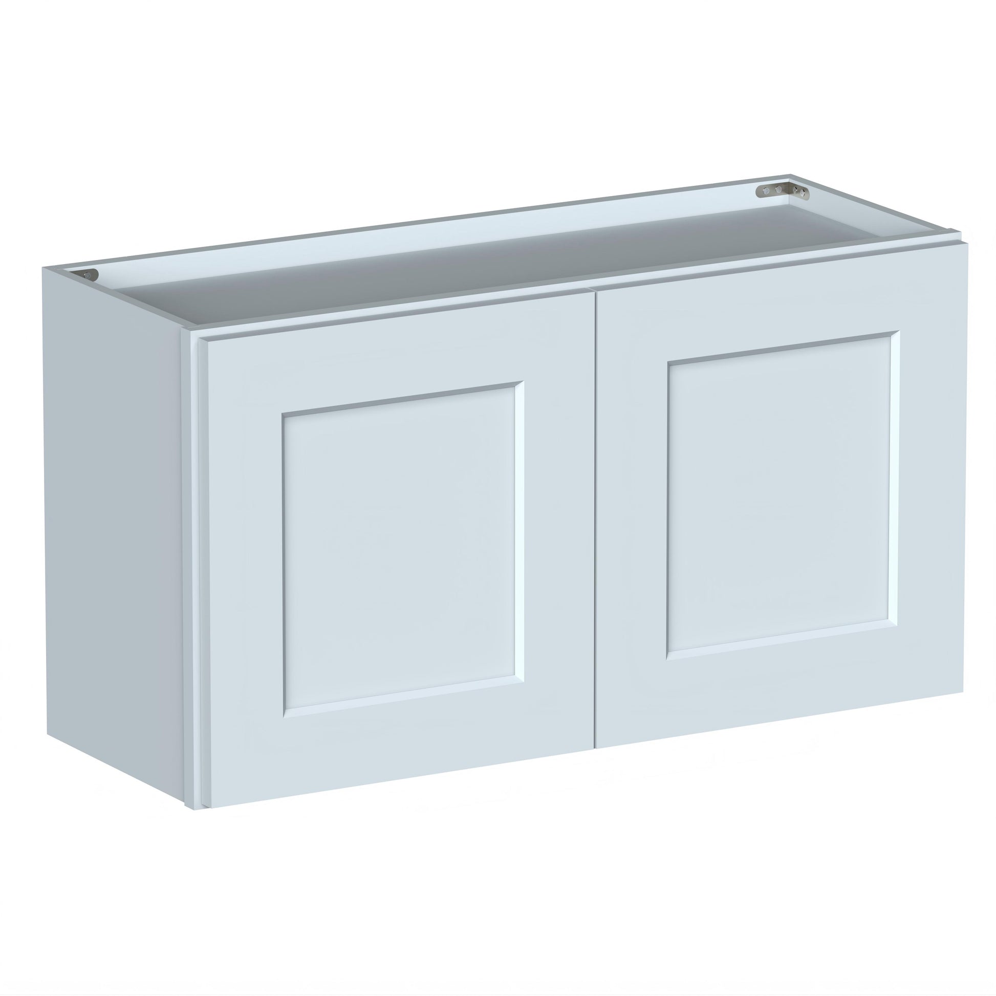 Dove Grey RTA 33"W x 12"D x 18"H Short Wall Cabinet with 2 Doors