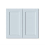 Dove Grey RTA 33"W x 12"D x 30"H Standard Wall Cabinet with 2 Doors and 2 Shelves