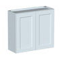Dove Grey RTA 33"W x 12"D x 30"H Standard Wall Cabinet with 2 Doors and 2 Shelves