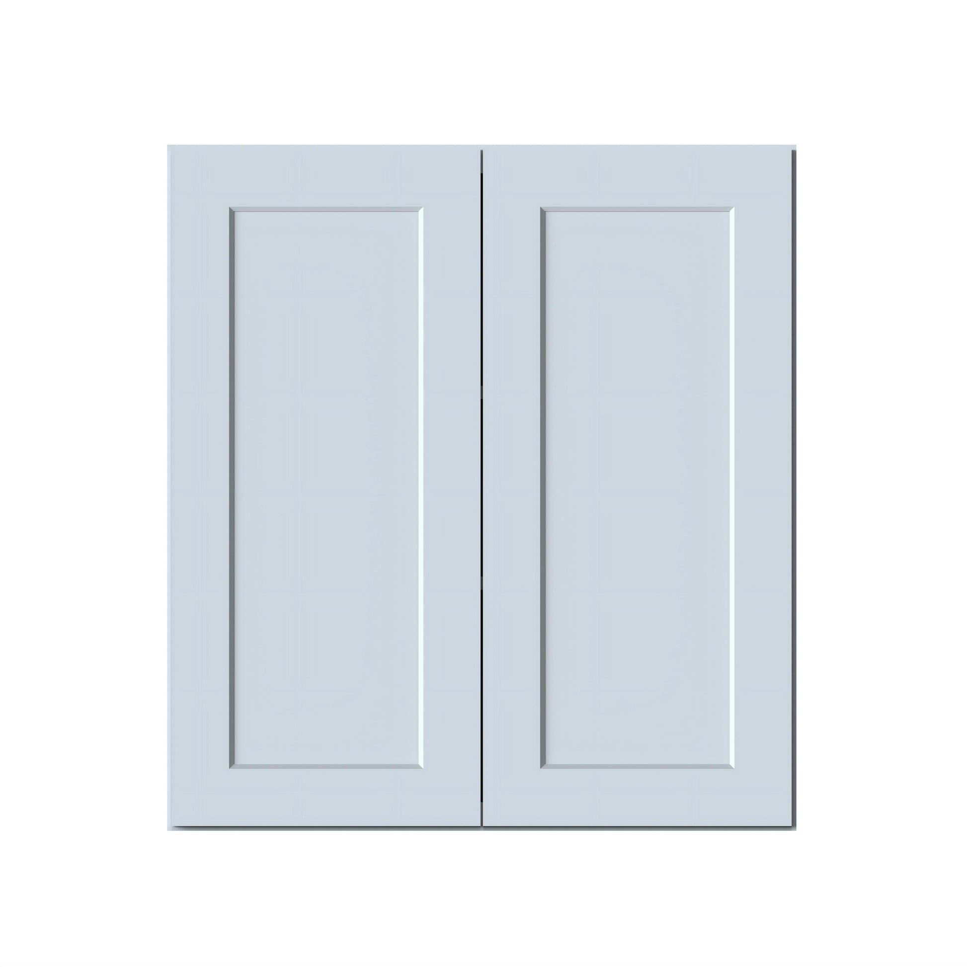 Dove Grey RTA 33"W x 12"D x 36"H Standard Wall Cabinet with 2 Doors and 2 Shelves