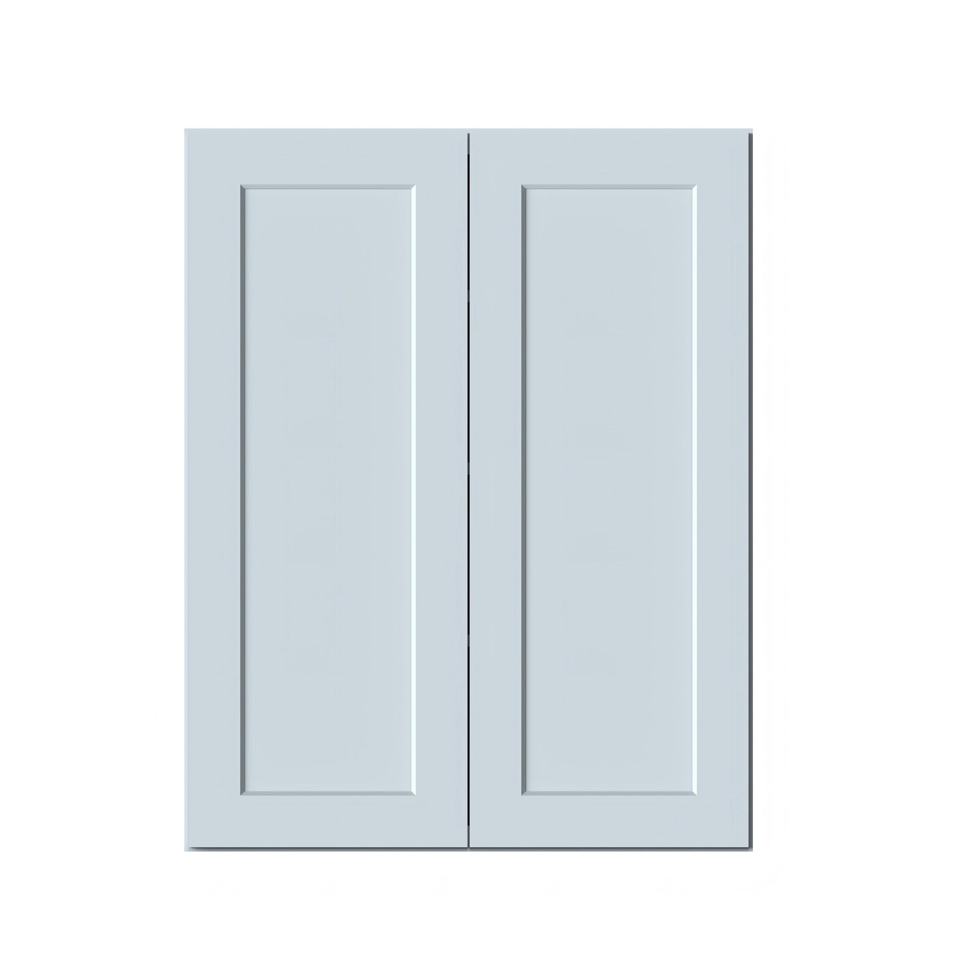 Dove Grey RTA 33"W x 12"D x 42"H Standard Wall Cabinet with 2 Doors and 3 Shelves