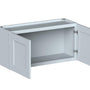 36"W x 12"D x 18"H Plywood Wall Kitchen Cabinet with 2 Doors Ready to Assemble