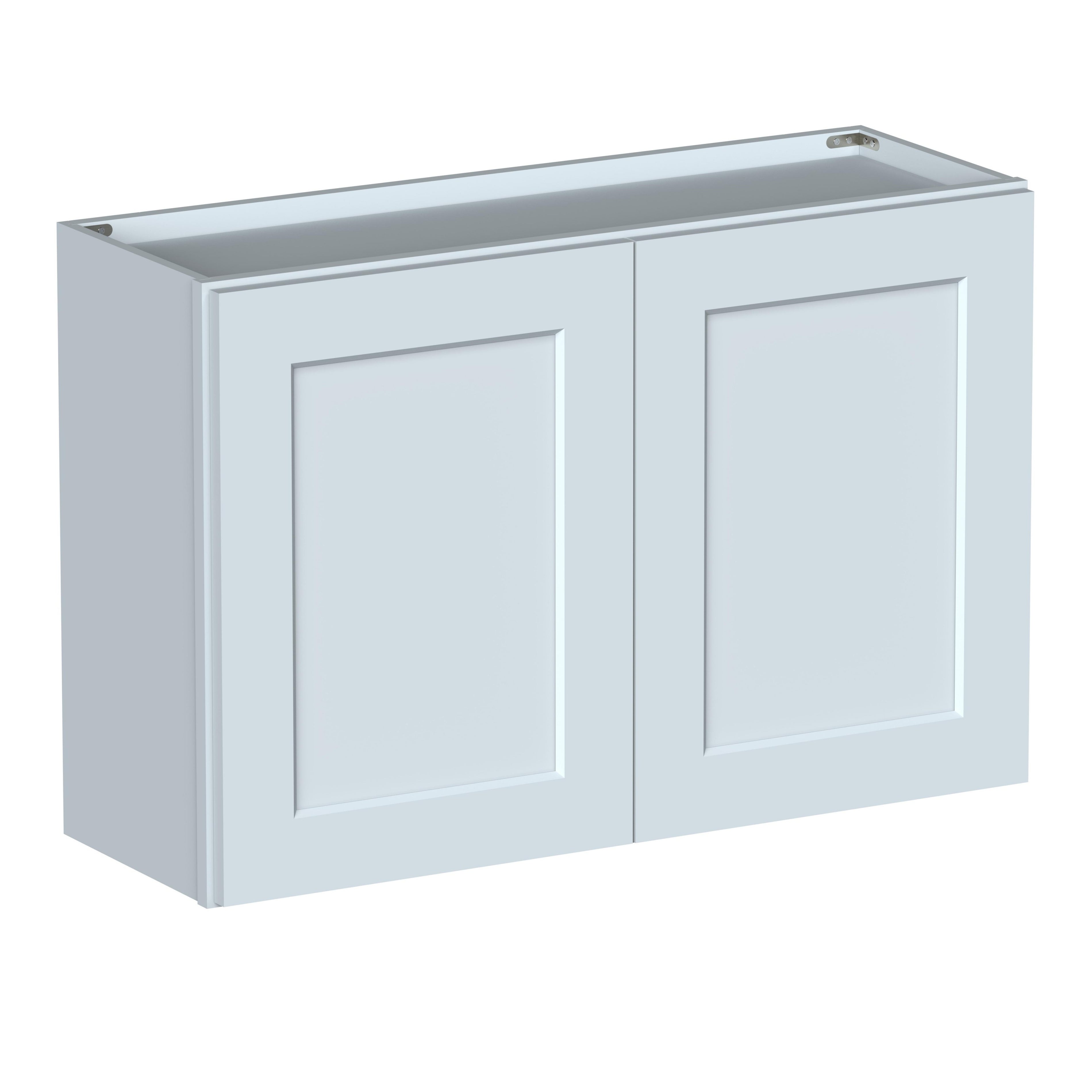 36"W x 12"D x 24"H Plywood Wall Kitchen Cabinet with 2 Doors Ready to Assemble
