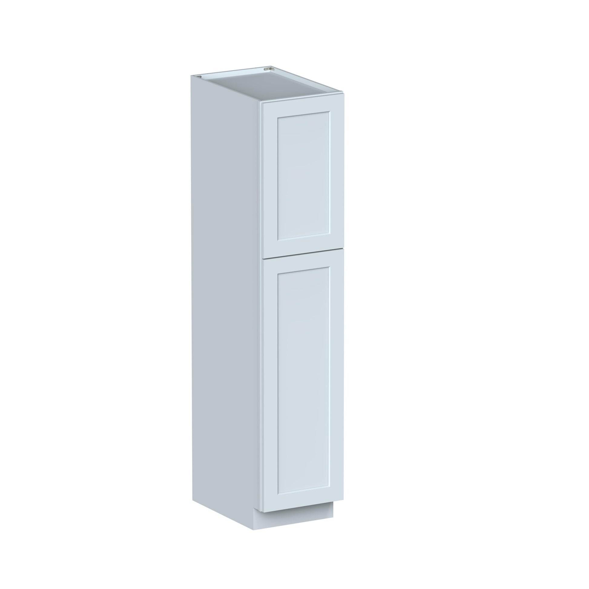 18"W x 27"D x 84"H Plywood Tall Pantry Kitchen Cabinet with 2 Doors Ready to Assemble