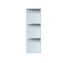 Dove Grey RTA 12"W x 36"H x 9"D 2-Shelf Wall End Open Shelf