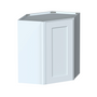 Dove Grey RTA 24"W x 30"H x 12"D Standard Corner Wall Cabinet with 1 Door and 2 Shelves