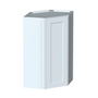 Dove Grey RTA 24"W x 42"H x 12"D Standard Corner Wall Cabinet with 1 Door and 3 Shelves