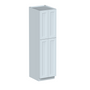Dove Grey RTA 24"W x 90"H x 27"D Pantry Cabinet with 4 Doors and 5 Shelves