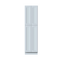 Dove Grey RTA 24"W x 90"H x 27"D Pantry Cabinet with 4 Doors and 5 Shelves