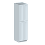 Dove Grey RTA 24"W x 96"H x 27"D Pantry Cabinet with 4 Doors and 6 Shelves