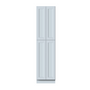 Dove Grey RTA 24"W x 96"H x 27"D Pantry Cabinet with 4 Doors and 6 Shelves