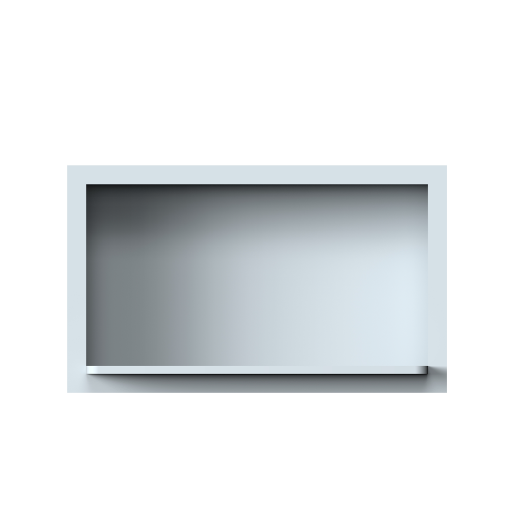 Dove Grey RTA 30"W x 18"H x 12"D Wall Microwave Cabinet with 1 Shelf