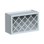 Dove Grey RTA 30"W x 18"H x 12"D Wine Rack Wall Cabinet