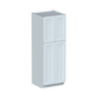 Dove Grey RTA 30"W x 84"H x 27"D Pantry Cabinet with 4 Doors and 5 Shelves