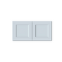 Dove Grey RTA 36"W x 18"H x 27"D Deep Wall Cabinet with 2 Doors