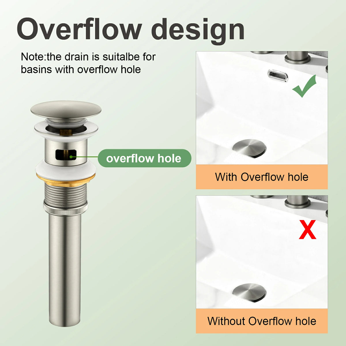8 in. Widespread 2-Handle Bathroom Faucet with Drain in Brushed Gold/Brushed Nickel/Matte Black