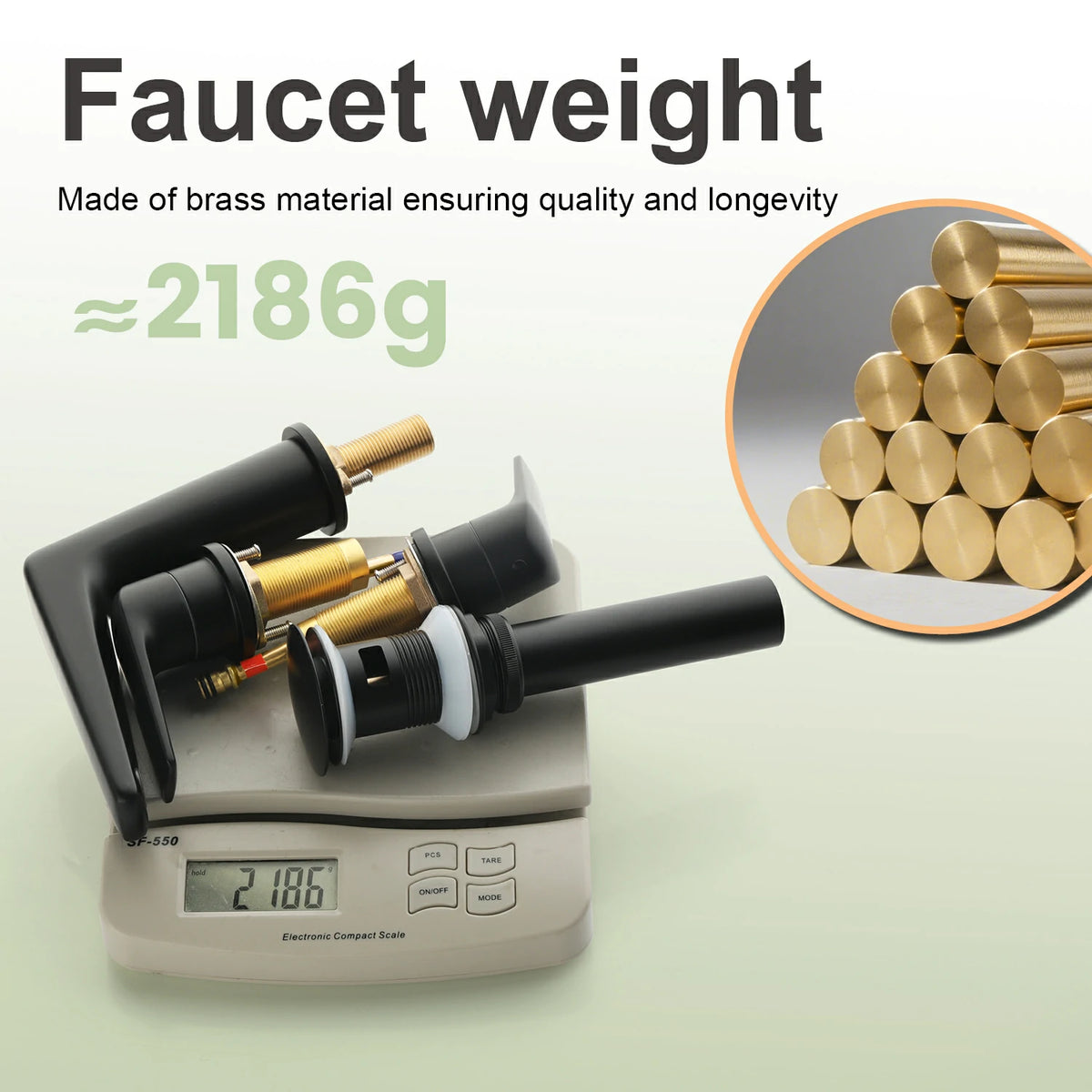8 in. Widespread 2-Handle Bathroom Faucet with Drain in Brushed Gold/Brushed Nickel/Matte Black
