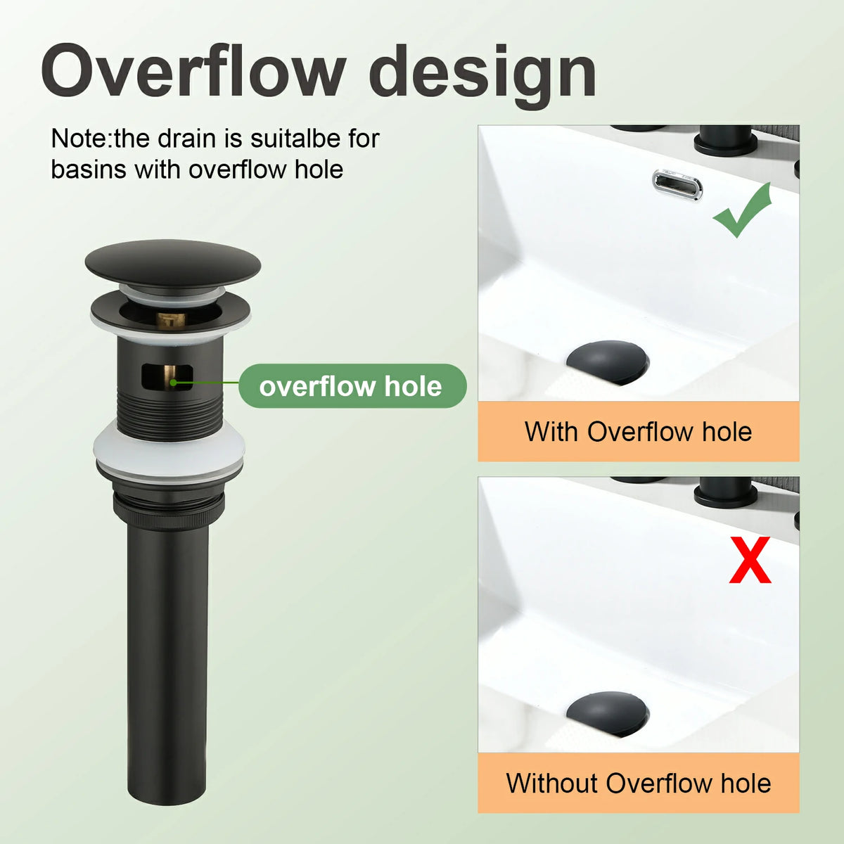 8 in. Widespread 2-Handle Bathroom Faucet with Drain in Brushed Gold/Brushed Nickel/Matte Black