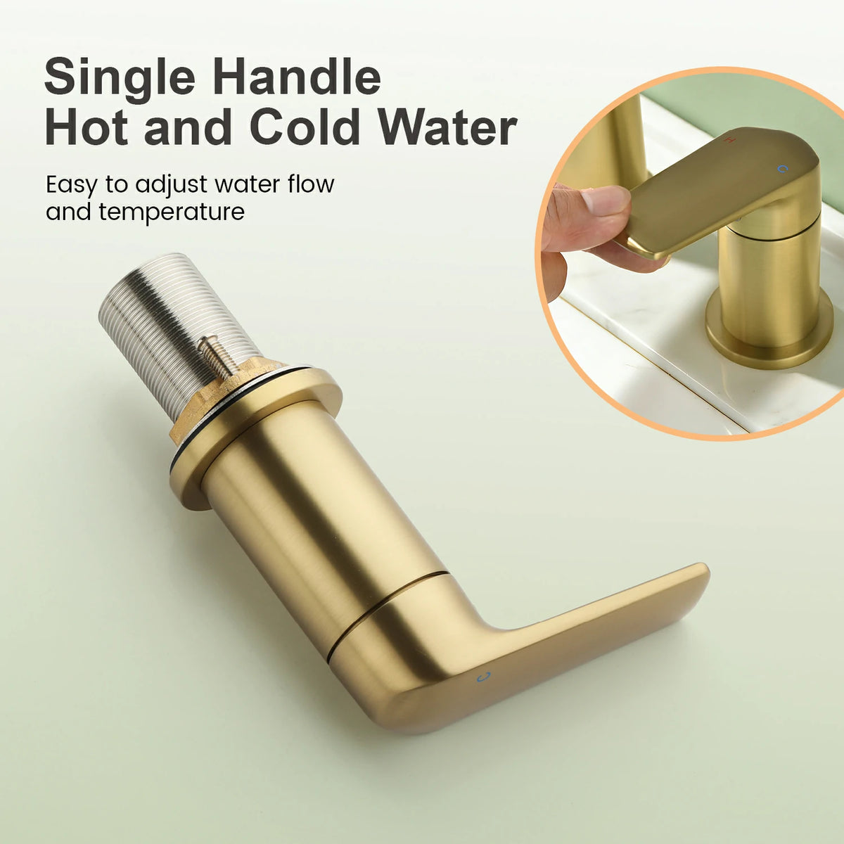 4-Hole Aerated Deck-Mounted Bathtub Faucet with Hand Shower in Brushed Gold/Matte Black