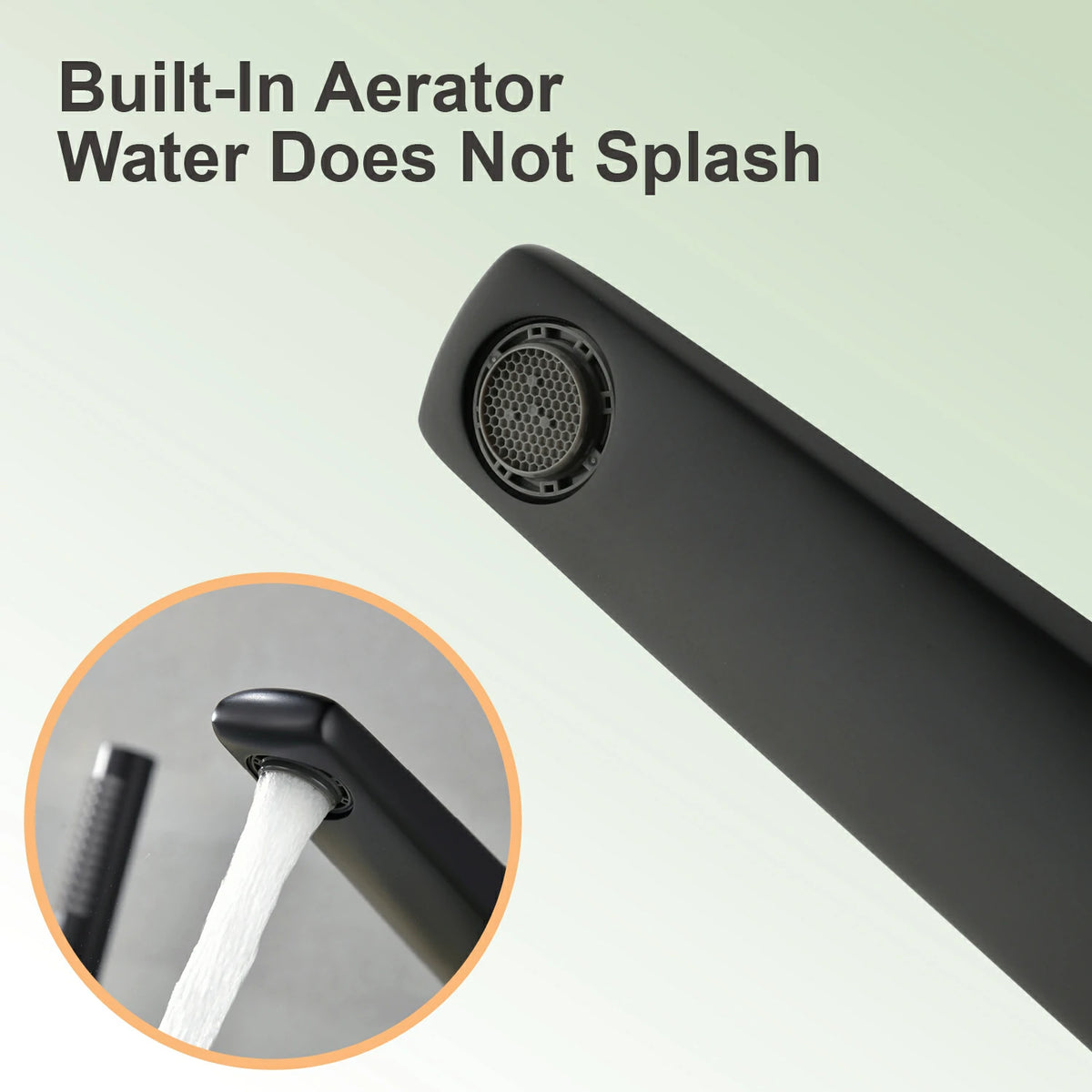 4-Hole Aerated Deck-Mounted Bathtub Faucet with Hand Shower in Brushed Gold/Matte Black