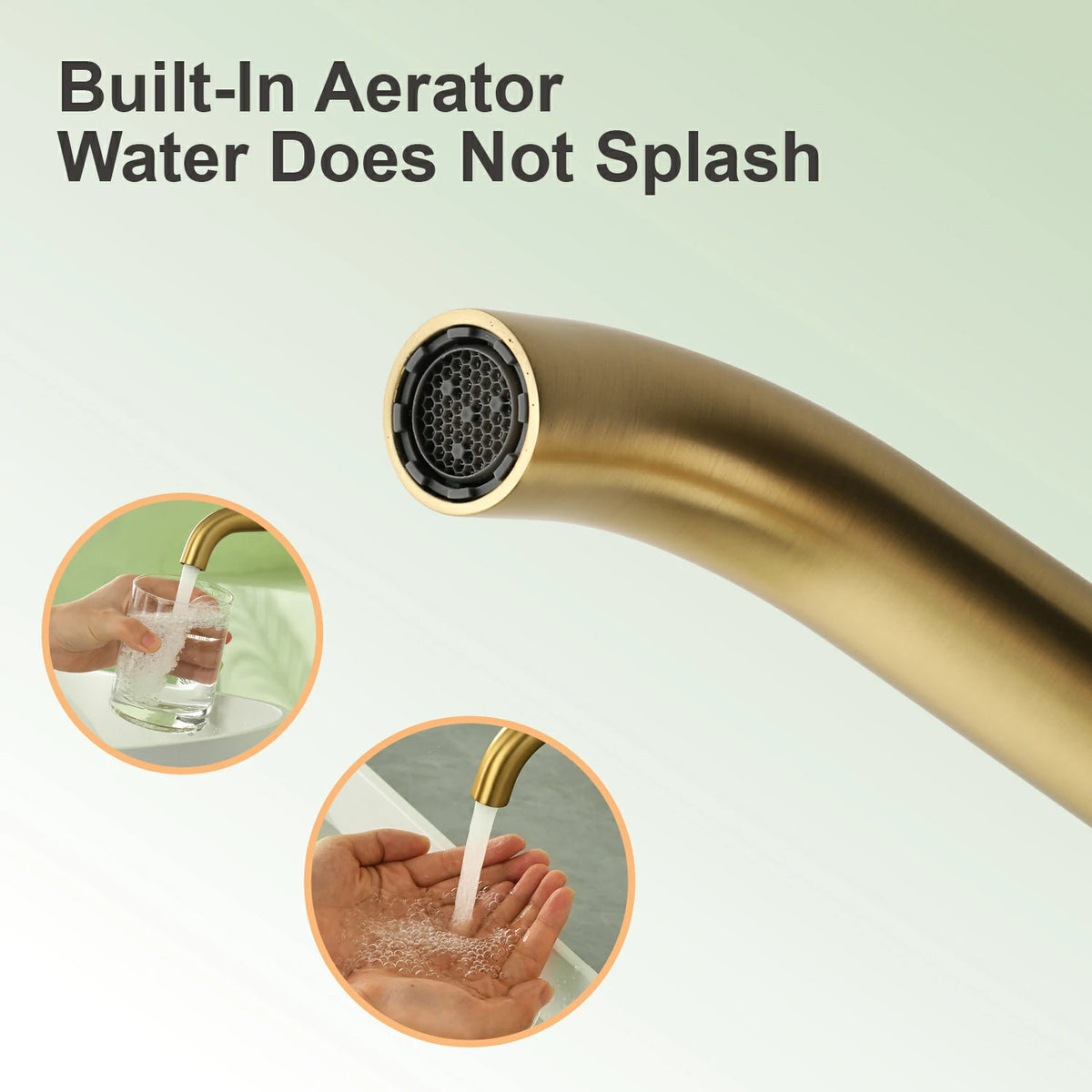 12.4 in. Tall Single-Handle Bathroom Faucet with Drain in Brushed Gold/Brushed Nickel/Matte Black