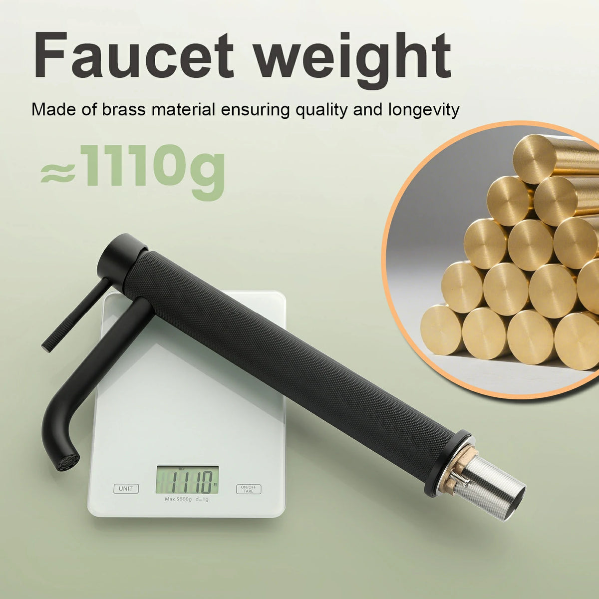 12.4 in. Tall Single-Handle Bathroom Faucet with Drain in Brushed Gold/Brushed Nickel/Matte Black