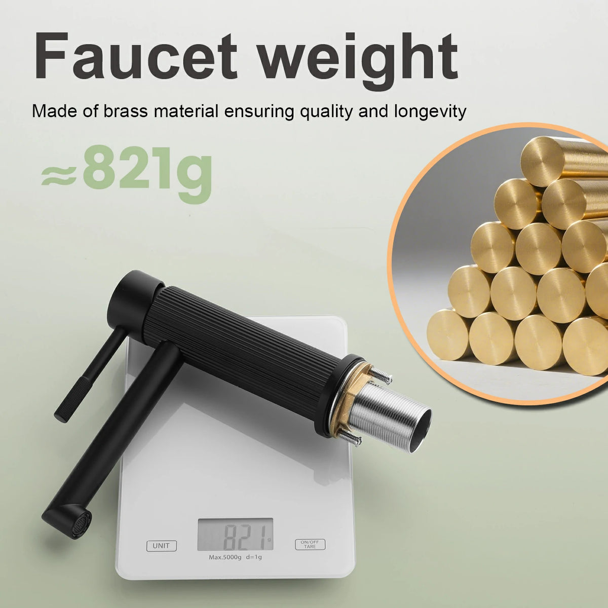 Textured Single-Handle Single-Hole Bathroom Faucet with Drain in Brushed Gold/Brushed Nickel/Matte Black