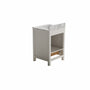 24" Freestanding Single Sink Bathroom Vanity with Solid Wood Frame & Engineered Stone Top