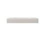 39.37-inch Wall-Mount Solid Surface Bathroom Sink in Matte White