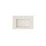 29.5 in. Solid Surface Wall-Mount Bathroom Sink with Backsplash