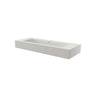 48 in. Solid Surface Wall-Mounted Basin Sink with Single Faucet Hole