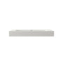 48 in. Solid Surface Wall-Mounted Basin Sink with Single Faucet Hole