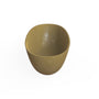 61" Freestanding Solid Surface Stone Soaking Bathtub in Modern Camel