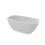 59"/67" Rectangular Solid Surface Freestanding Bathtub with Hand Polished Design - Gridley