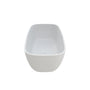 59"/67" Rectangular Solid Surface Freestanding Bathtub with Hand Polished Design - Gridley