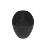 65" Solid Surface Freestanding Double Slipper Soaking Tub with Drain and Overflow