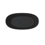 65" Solid Surface Freestanding Double Slipper Soaking Tub with Drain and Overflow