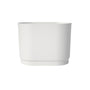39" Small Freestanding Oval Solid Surface Soaking Bathtub with Built-In Seat - Tangent