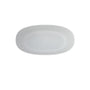 59" Matte White Soaking Solid Surface Bathtub with Center Drain and Overflow