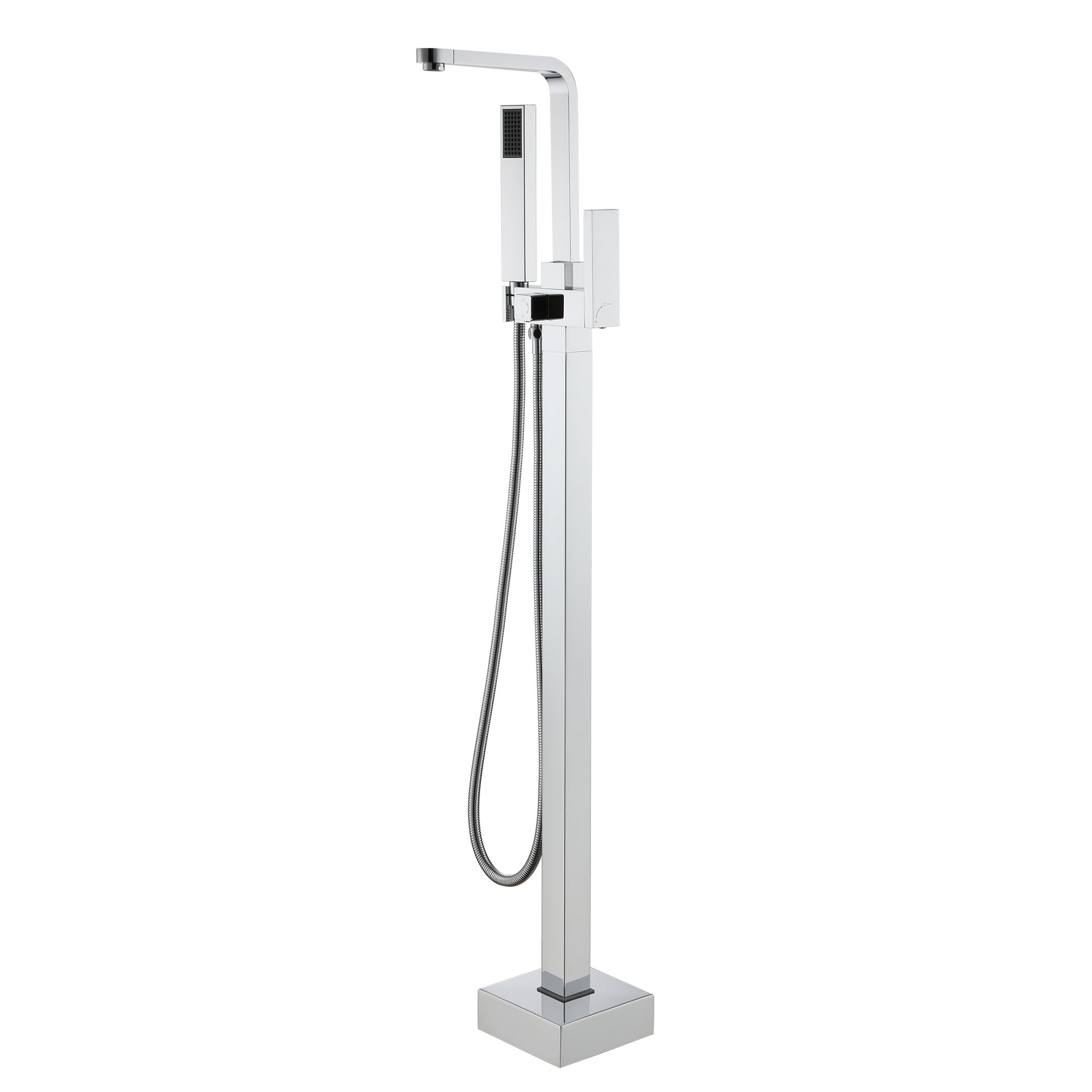 Free Standing Tub Filler  Bathtub Faucet with Hand Held Shower