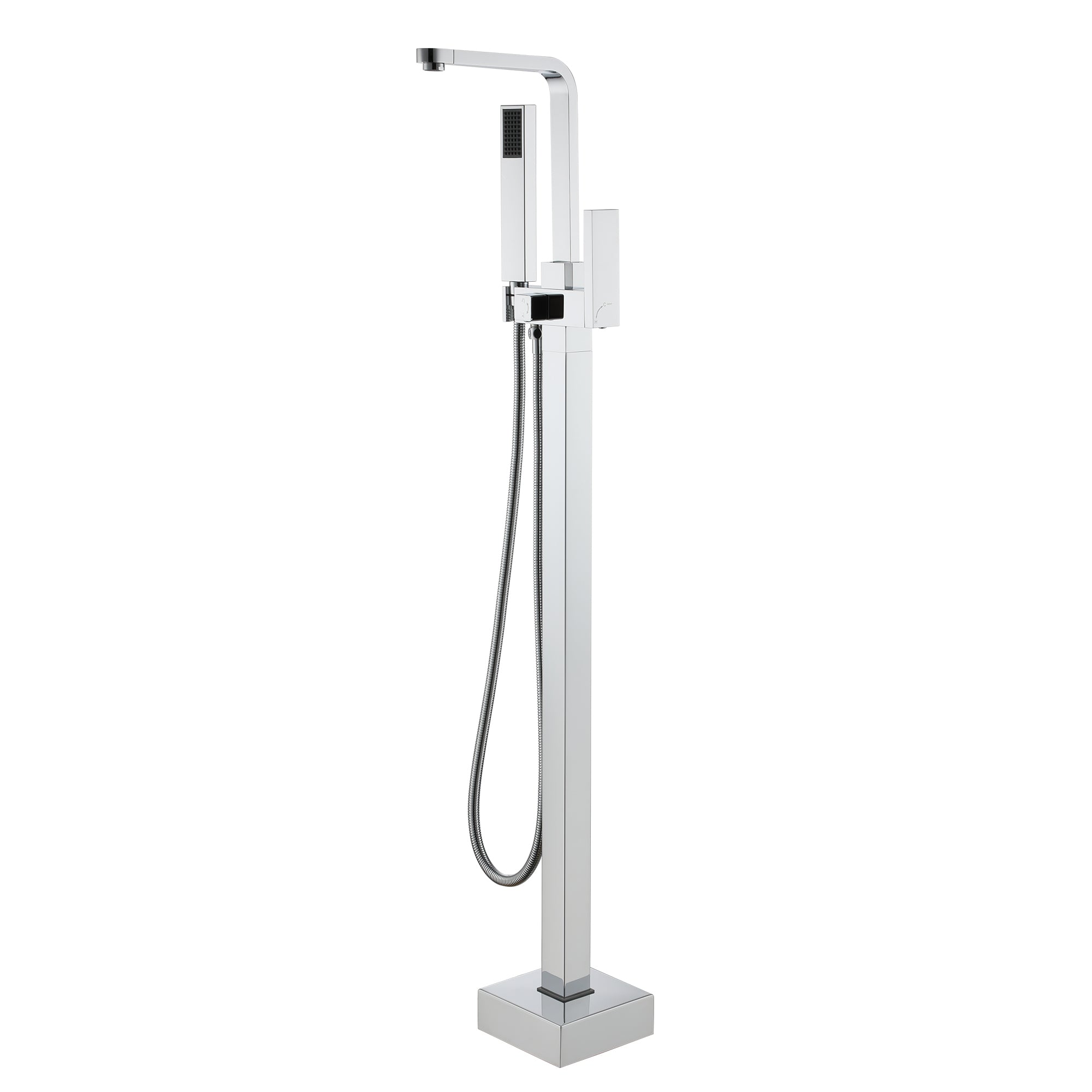 Free Standing Tub Filler  Bathtub Faucet with Hand Held Shower