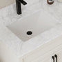 60" Bathroom Vanity Top with Double Sinks and Backsplash