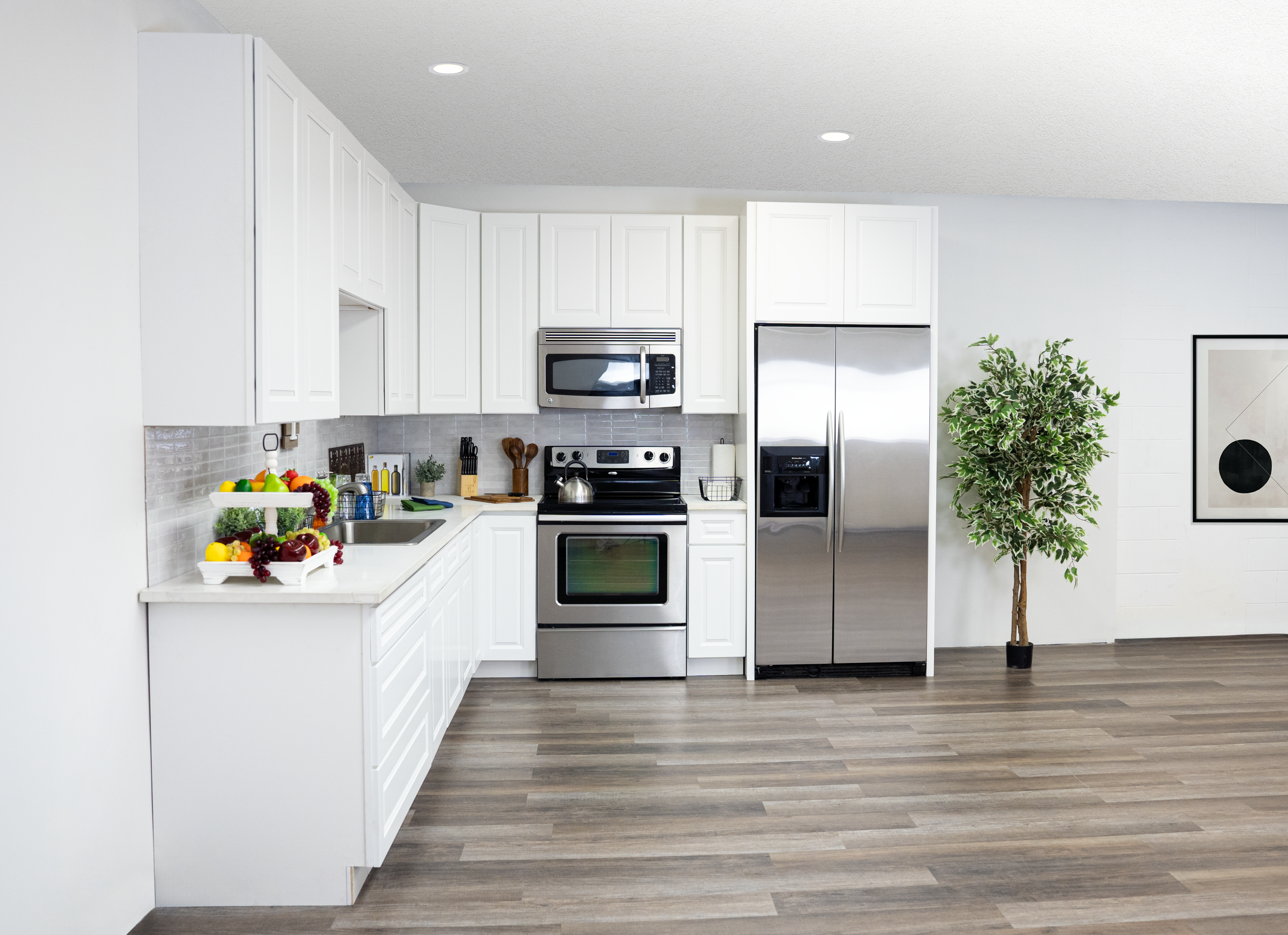 Glacier White Cabinets