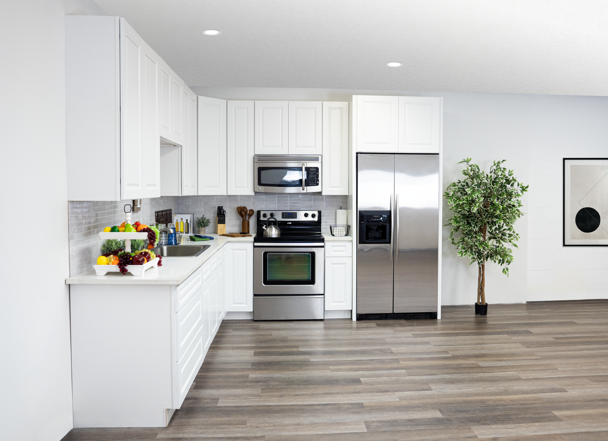 Glacier White - Ready To Assemble Kitchen Cabinets