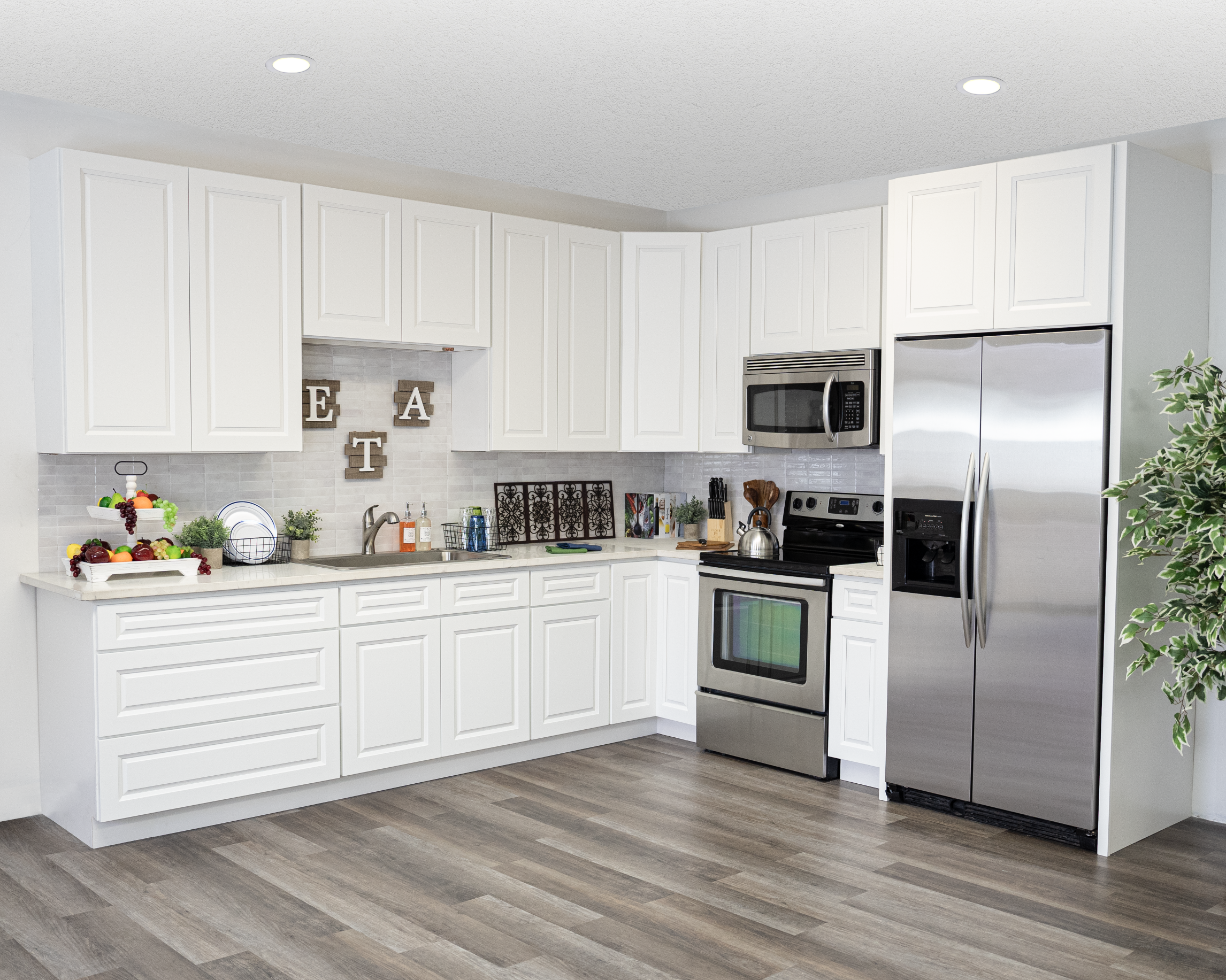 Glacier White - Ready To Assemble Kitchen Cabinets