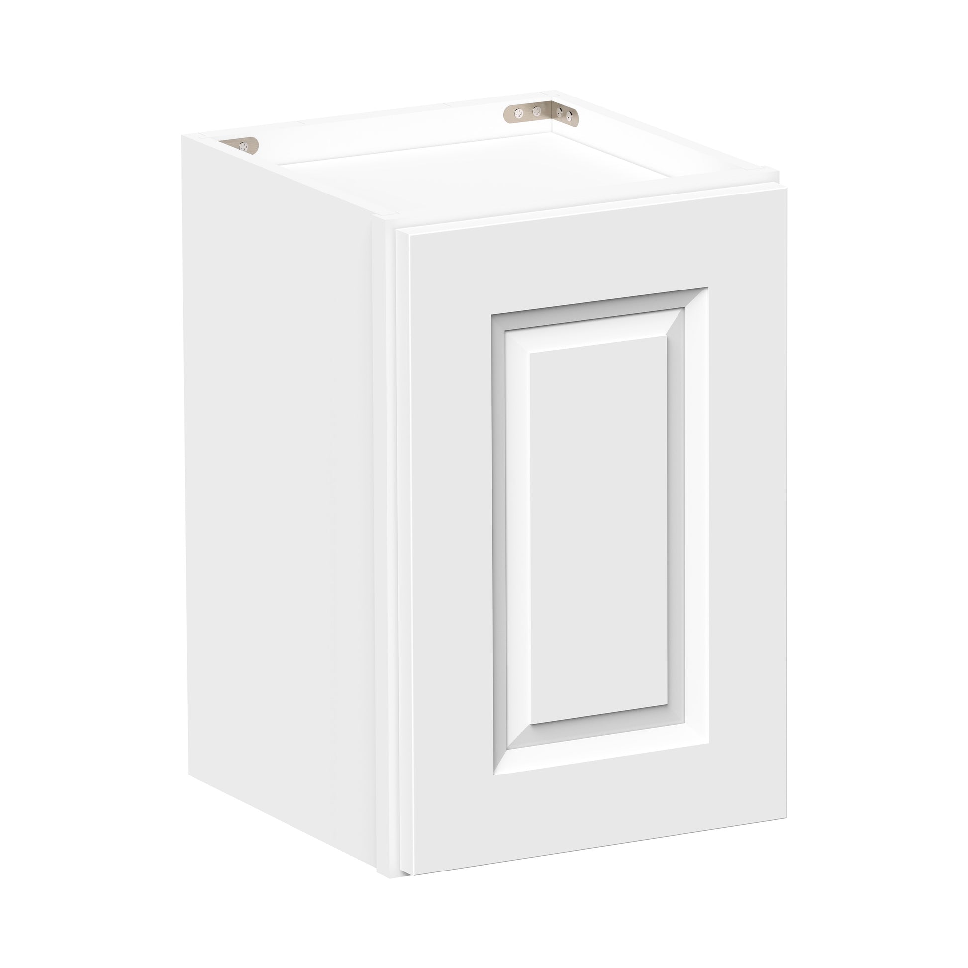 Glacier White RTA 12"-21"W x 12"D x 18"H Short Wall Cabinets With 1 Door