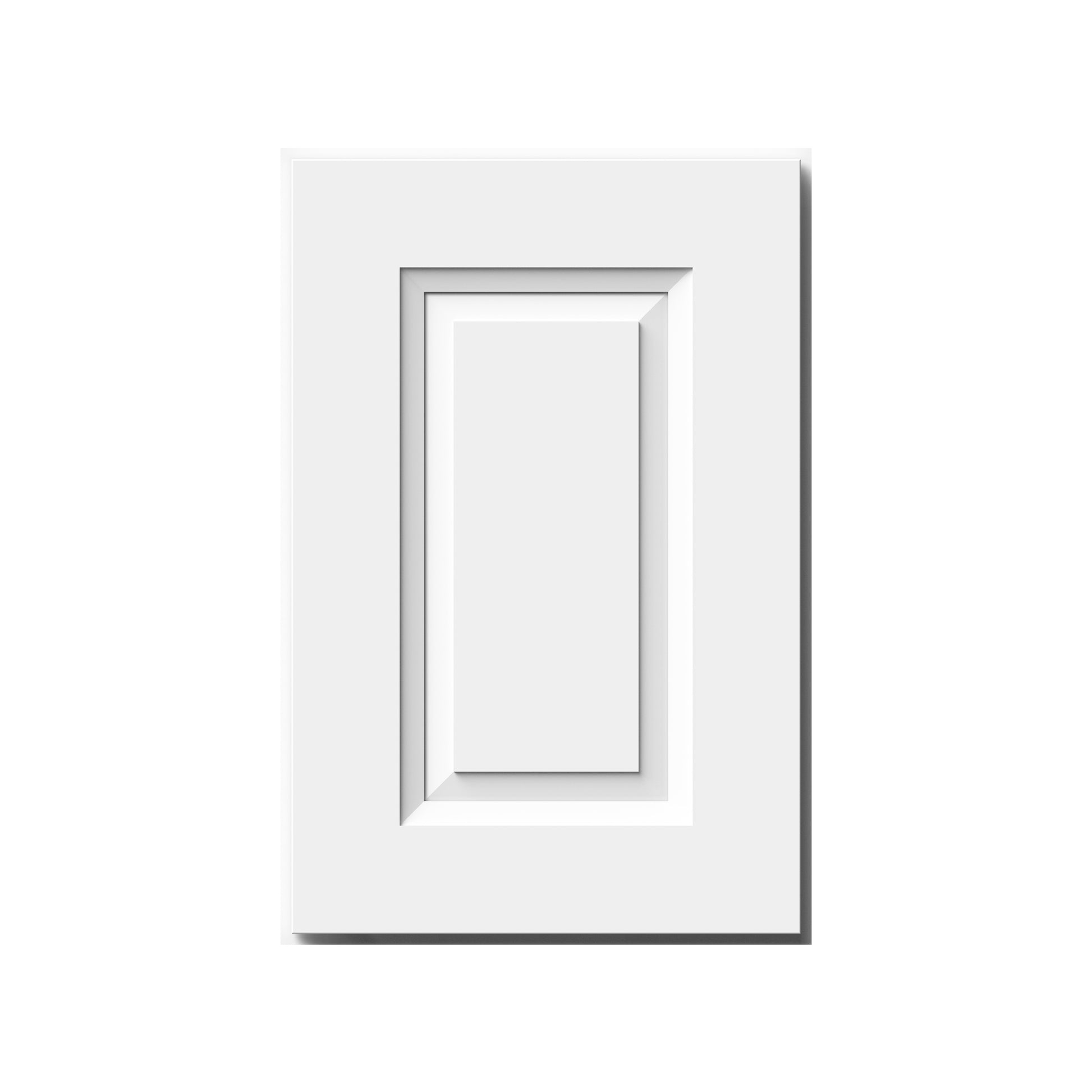 Glacier White RTA 12"-21"W x 12"D x 18"H Short Wall Cabinets With 1 Door