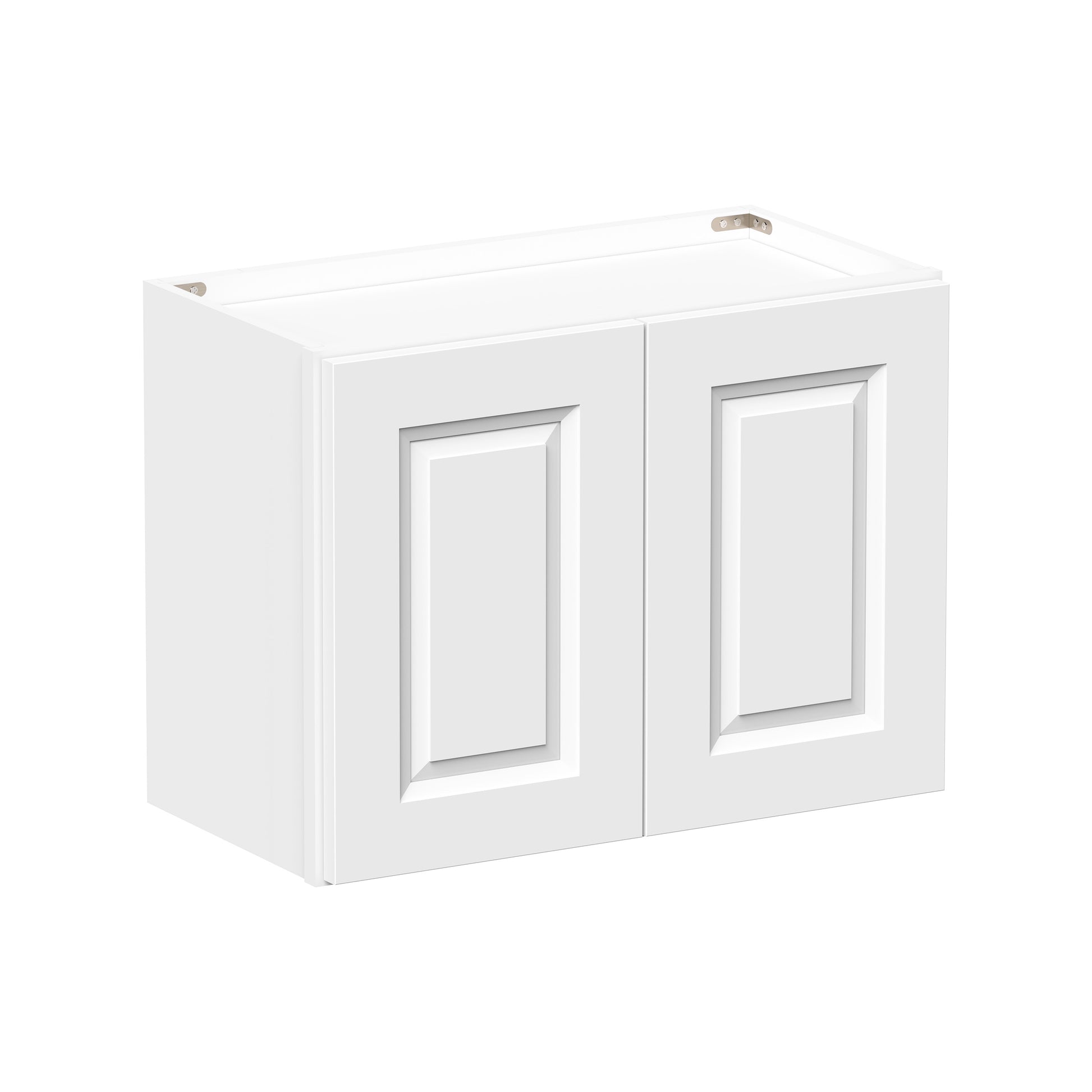 Glacier White RTA 24"-36"W x 12"D x 18"H Short Wall Cabinets With 2 Doors