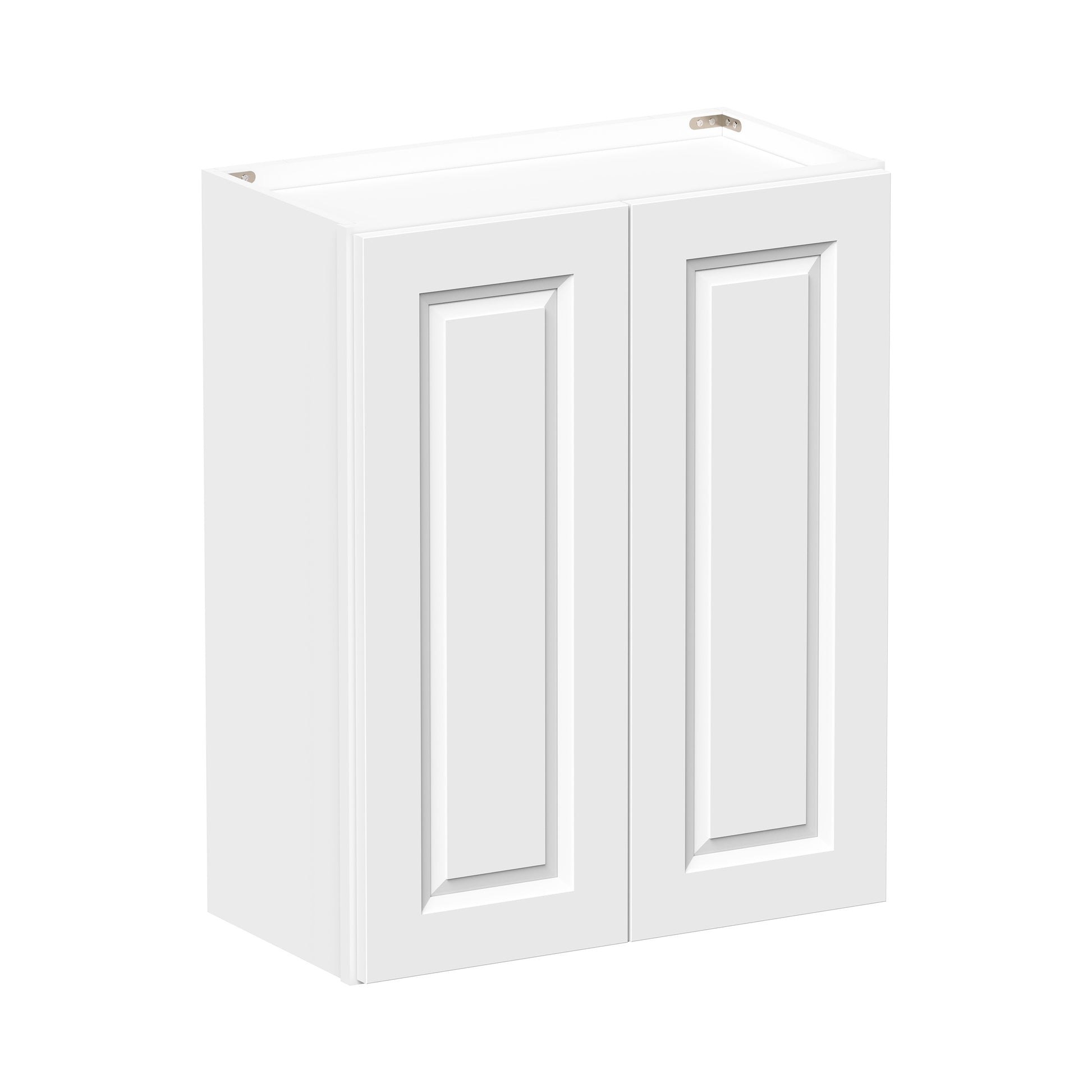 Glacier White RTA 24"-36"W x 12"D x 30"/36"H Standard Wall Cabinets With 2 Doors & 2 Shelves